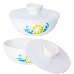 Cello Printed White Opalware 2 Piece Bowls image 1