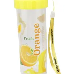 Varmora Sparkle Buddy Yellow Plastic Unbreakable Smart Shaker - 450 ml image 1