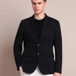 Arrow Black Regular Fit Blazer image 1