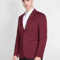 Arrow Red Slim Fit Blazer image 3