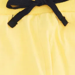 Pantaloons Junior Mustard Cotton Printed Trackpants image 3