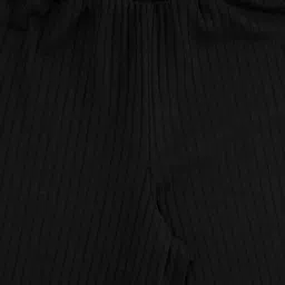 Pantaloons Junior Black Cotton Regular Fit Trousers image 3