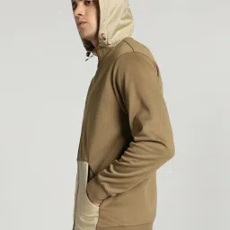 Puma Chocolate Chip Regular Fit Colour Block Hooded Sweatshirt image 3