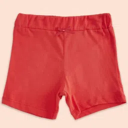 Pantaloons Baby Red & Navy Cotton Printed Shorts image 3