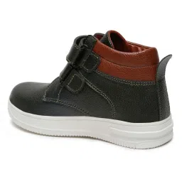 Tiny Bugs Kids Black & Tan Casual Sneakers image 3