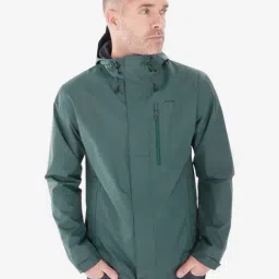 Quechua By Decathlon Green Regular Fit Jacket-picture-18