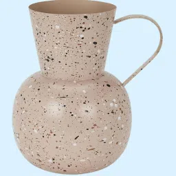 Living Scapes by Pantaloons Pink Iron Vase image 3