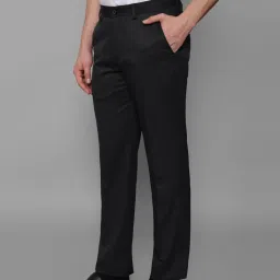 Louis Philippe Black Regular Fit Trousers image 3