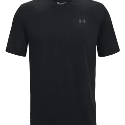 Under Armour Black Regular Fit Camouflage Sports T-Shirt image 3