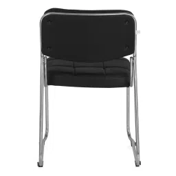 Nilkamal Black PU Foam Visitor Chair image 3
