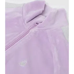 United Colors of Benetton Kids Girl's Regular Fit High Neck Solid Sweatshirt image 3