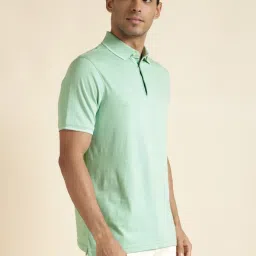 Andamen Green Regular Fit Polo T-Shirt image 3
