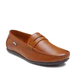 Action Men's Tan Casual Loafers image 3
