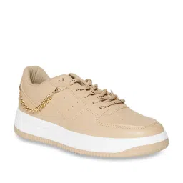 Forever Glam by Pantaloons Women's Beige Sneakers image 3