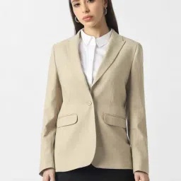Van Heusen Beige Regular Fit Blazer-picture-40