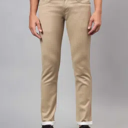 Cantabil Khaki Regular fit Solid Jeans image 1