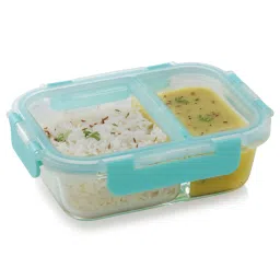 MAGNUS Solid Green Borosilicate 580ml Rectangle Container image 1