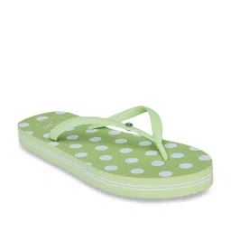 Forever Glam by Pantaloons Women's Green Flip Flops image 3