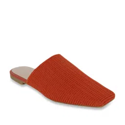 Forever Glam by Pantaloons Women's Rust Mule Shoes image 3