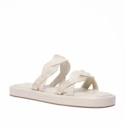 Eridani Women's Willo Off White Casual Sandals image 1