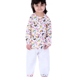 BownBee Kids Multi Cotton Printed Shirt & Pyjamas image 1