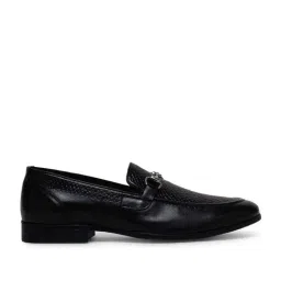 Ezok Men's Black Casual Loafers-image-20