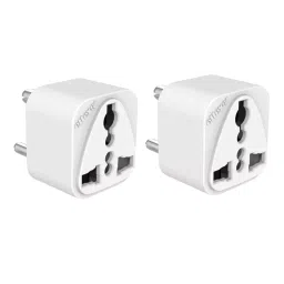 Hi-Fi ENZO 3 Pin Socket 6 A/ 13 A Current Type D Plug Adapter White (Pack of 2) image 2