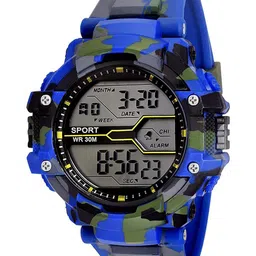 SWADESI STUFF Unisex Kids Dial & Straps Digital Automatic Watch 77 BLUE 99-picture-46