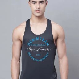 Friskers Black Regular Fit Graphic Sports Vest-picture-15