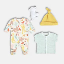 MINIKLUB Boys Multicolor Cotton Printed Gift Set-picture-36