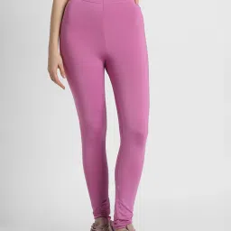 Forever 21 Pink Regular Fit Leggings image 1