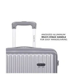 Romeing Genoa Silver Polycarbonate Hard Cabin Trolley - 55 cm image 3