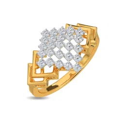 Kisna Diamond & Gold Jewellery Diora 14k (585) Diamond & Gold Ring For Women image 1