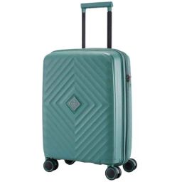 Nasher Miles Antwerp Hard-Sided Polypropylene Cabin Luggage Dark Green 20 inch |55cm Trolley Bag-picture-3