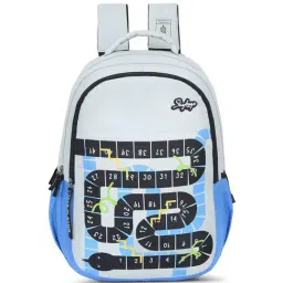 Skybags Maze Pro 02 Grey & Blue Polyester Printed Backpack - 35 Ltrs-image-51
