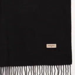 Mafadeny Black Regular Fit Stole image 4