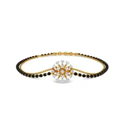Kisna Diamond & Gold Jewellery Benita 18k Gold & Diamond Mangalsutra Bracelet for Women-image-44