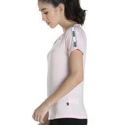 Puma Pink Cotton Regular Fit T-Shirt image 3