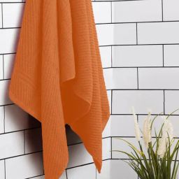 Spaces Relish Orange Cotton 390 GSM Bath Towel-picture-19