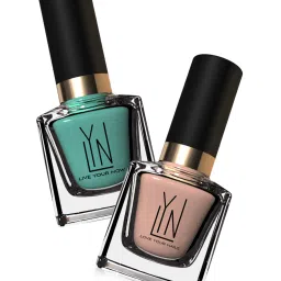 LYN Nail Lacquer Tint Of Mint & Wear Sheer With No Fear image 1