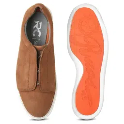 Ruosh Men's Tan Casual Loafers image 4