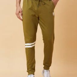 Being Human Green Regular Fit Joggers-picture-21