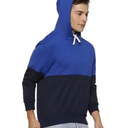 Campus Sutra Blue Full Sleeves Sweatshirt image 3