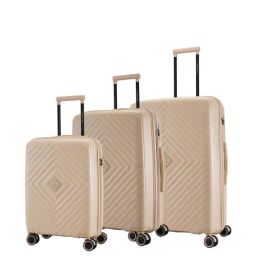 Nasher Miles Antwerp Hard-Sided Polypropylene Luggage Set of 3 Champagne Trolley Bags(55,65&75cm)-picture-48