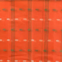 Arhi Orange Cotton Polyblend Woven Design Saree image 4