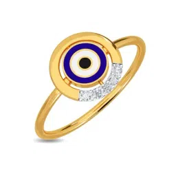Kisna Diamond & Gold Jewellery Dicle 14k (585) Diamond & Gold Ring For Women-picture-20