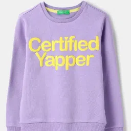 United Colors Of Benetton Purple Regular Fit Printed Sweatshirt-picture-15