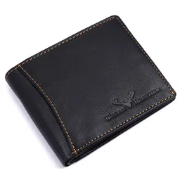 URBAN LEATHER Men Leather Three Fold Wallet image 3