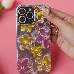 PEEPERLY Floral Printed iPhone 16 Pro Max Back Case Mobile Accessories-picture-7