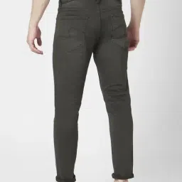 Spykar Olive Cotton Slim Fit Jeans image 2